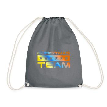 Christmas Crew Colorful - Drawstring Bag - grey - Front