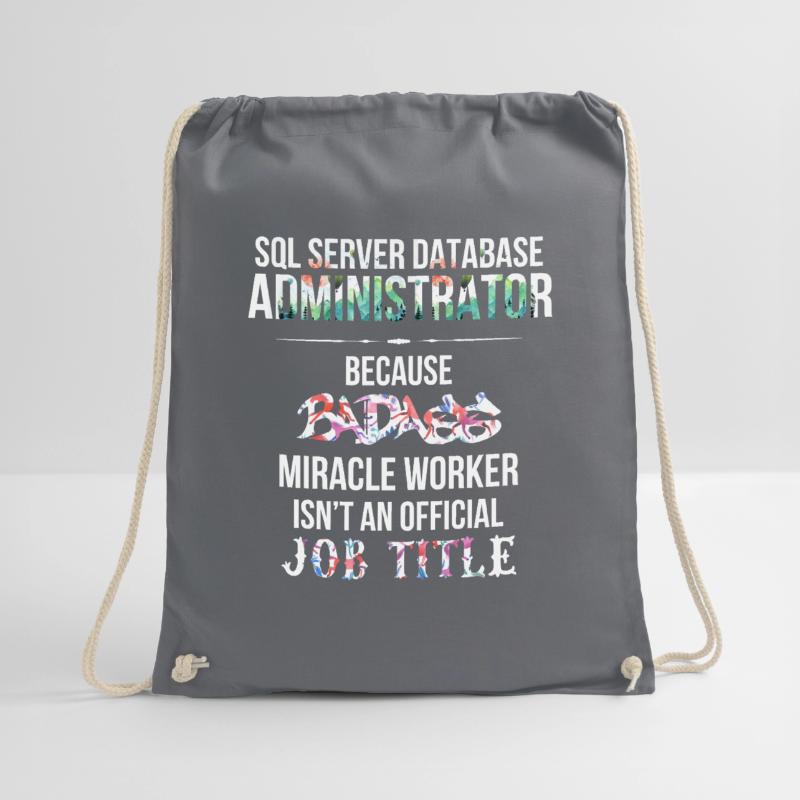 SQL Server Database Administrator - SQL Server Drawstring Bag