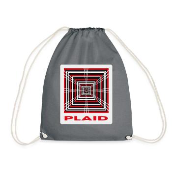 Plaid - Elektrisch - E Auto - Turnbeutel - Grau - Vorne