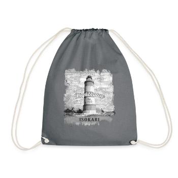 ISOKARI LIGHTHOUSE PRODUKTE FÜR ALLE ALTERSGRUPPEN - Webshop - Turnbeutel - Grau - Vorne