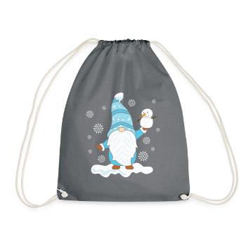 Noël Noël Gnomies - Sac de sport léger - gris - Devant