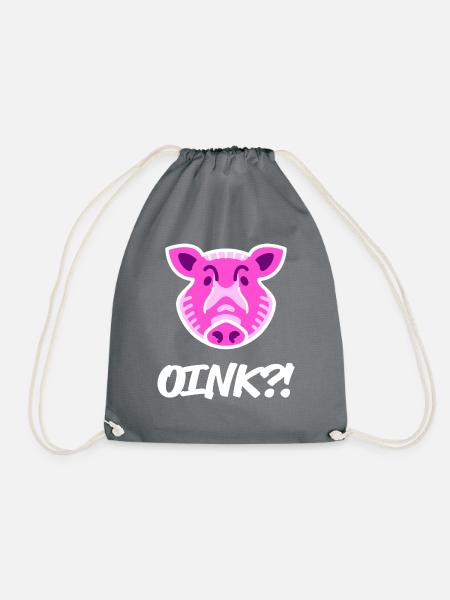 Waldfreunde Oinkv2 - Drawstring Bag - grey