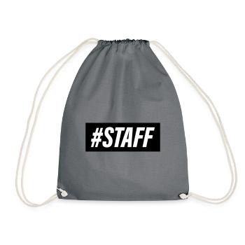 Staff Mitglied - Turnbeutel - Grau - Vorne