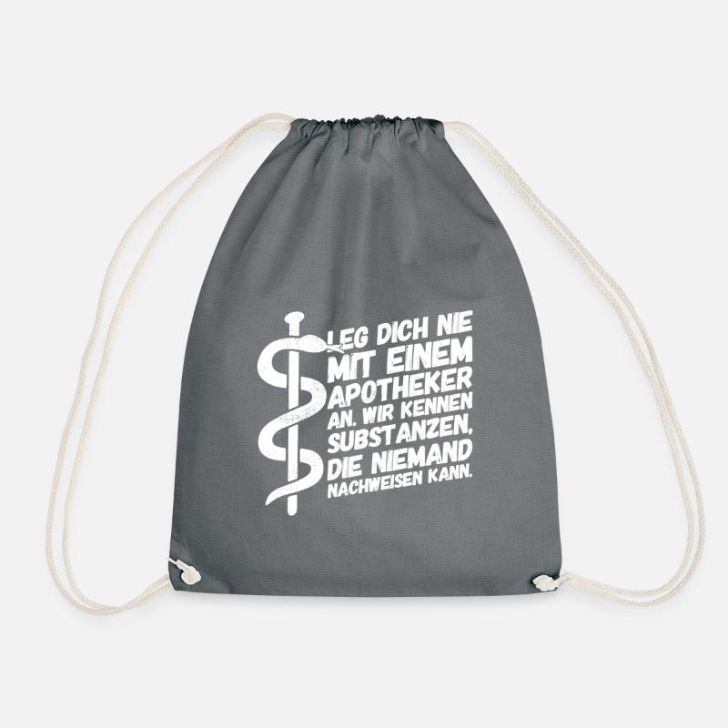 Apotheker Apotheke Pharmazeut - Turnbeutel - Grau