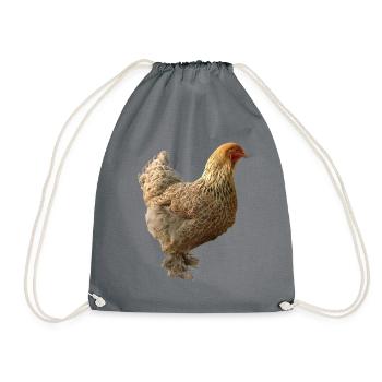Poulet - Sac de sport léger - gris - Devant