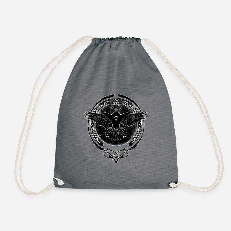 Valknut Rabe - Turnbeutel - Grau