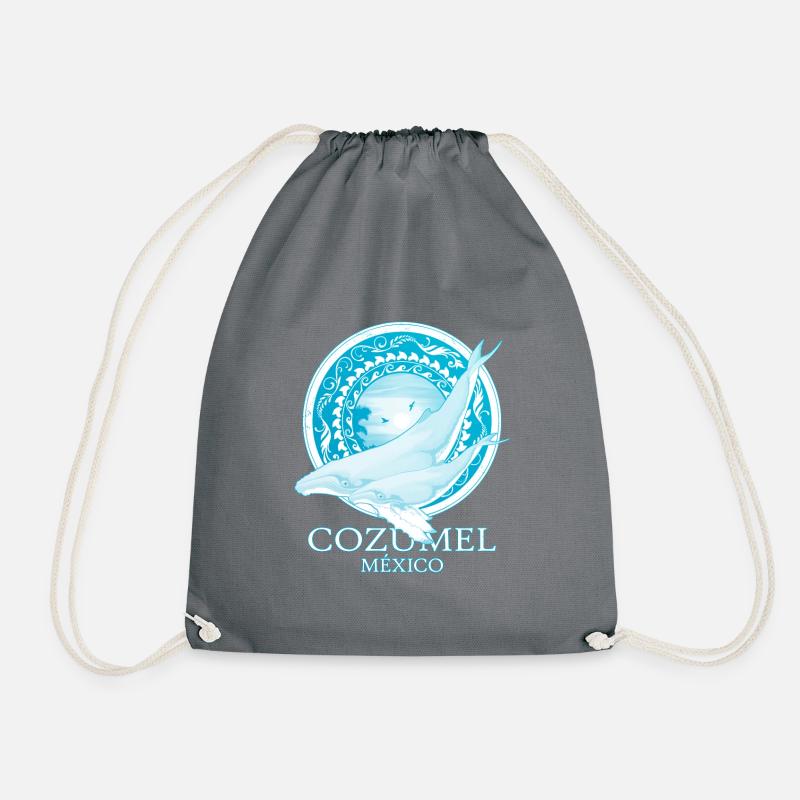 Buckelwale Cozumel Mexiko - Turnbeutel - Grau