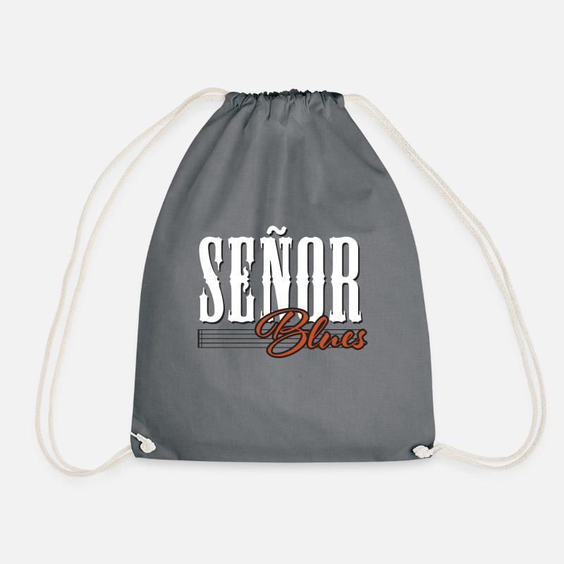 Senor Blues - Drawstring Bag - grey