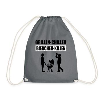 BBQ - Turnbeutel - Grau - Vorne