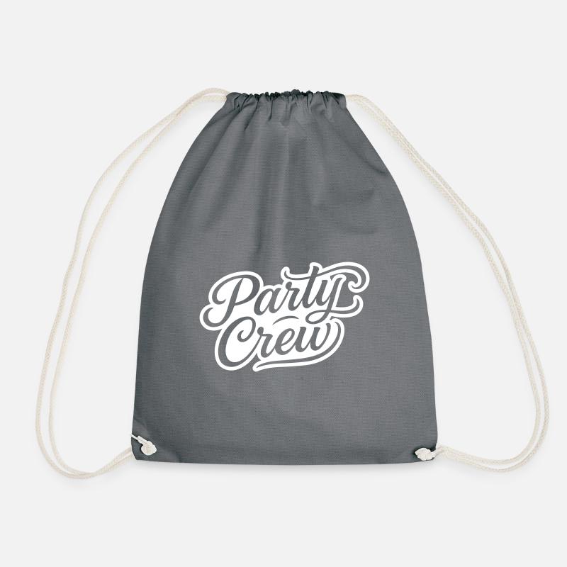 Party Crew - Turnbeutel - Grau