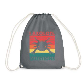 Axolotl - Sac de sport léger - gris - Devant