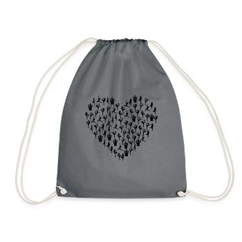 yoga - Sac de sport léger - gris - Devant