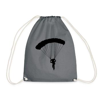 parachutiste - Sac de sport léger - gris - Devant