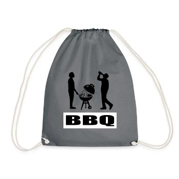 BBQ - Turnbeutel - Grau - Vorne