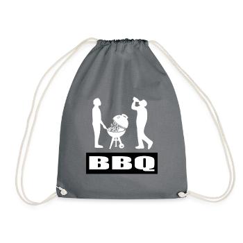BBQ - Turnbeutel - Grau - Vorne