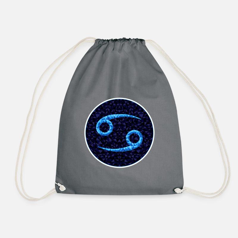Cancer - Drawstring Bag - grey