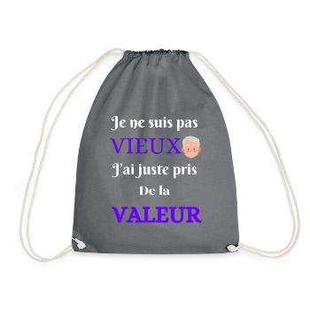 Je ne suis pas vieux - Sac de sport léger - gris - Devant