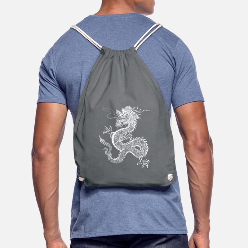 Chinesisches Drachendesign Turnbeutel