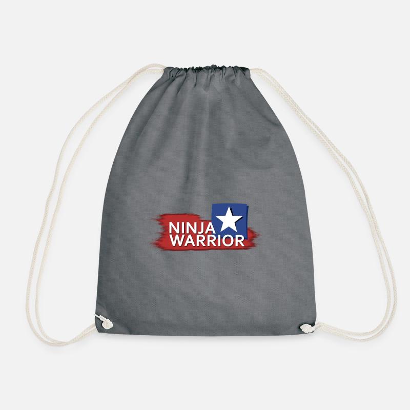Ninja Warrior - Turnbeutel - Grau