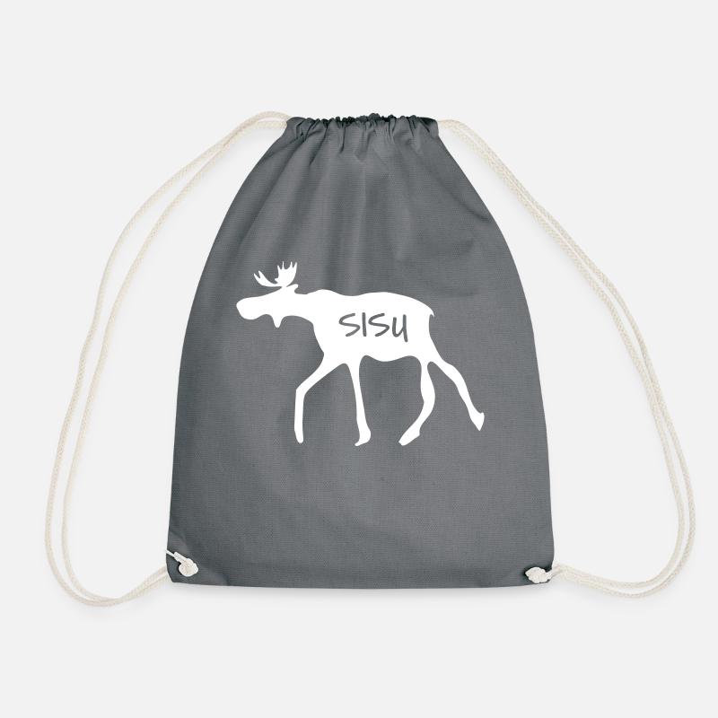Sisu - Drawstring Bag - grey