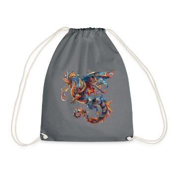 Unleash your Inner Fire - Drawstring Bag - grey - Front