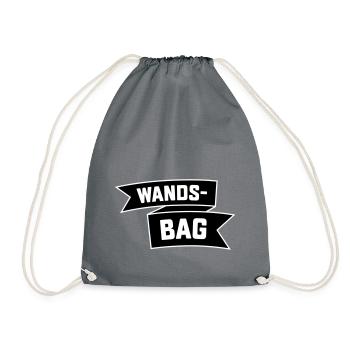 WandsBag Banderole zweifarbig - Turnbeutel - Grau - Vorne
