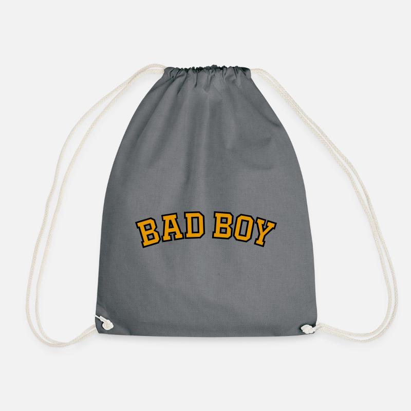 BAD BOY - Drawstring Bag - grey