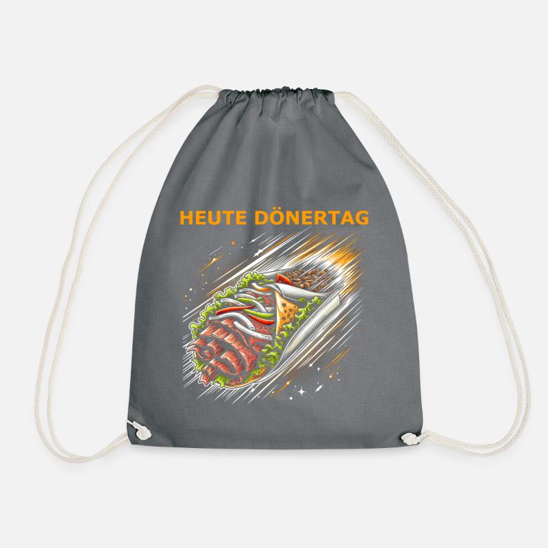Döner - Turnbeutel - Grau