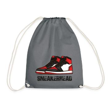 Sneakerhead - Drawstring Bag - grey - Front