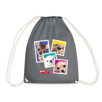 P.D. Moreno Animal Club Rahmen - Turnbeutel - Grau - Vorne