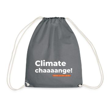 Changement climatique. Changement climatique. - Sac de sport léger - gris - Devant