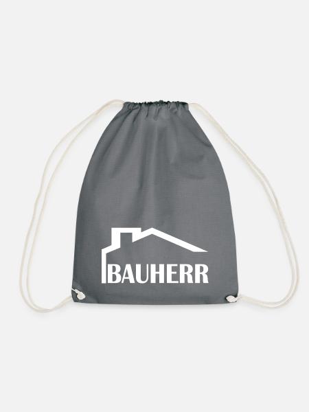 Bauherr 2w - Turnbeutel - Grau