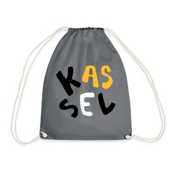 Kassel - Turnbeutel - Grau - Vorne