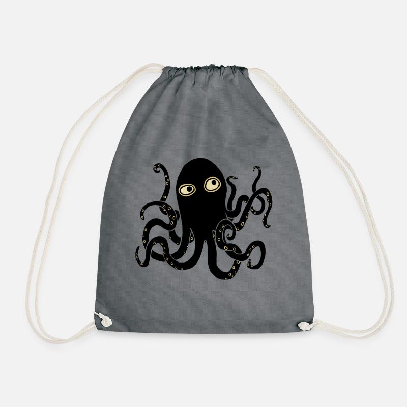 Kraken - Turnbeutel - Grau