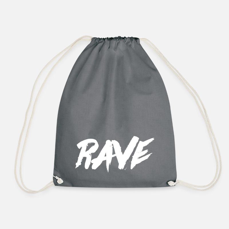 Rave Streetstyle - Turnbeutel - Grau