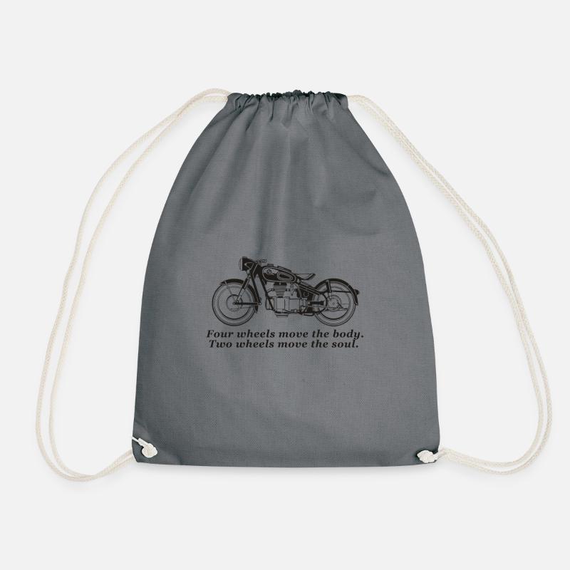 Moto de vélo - Sac de sport léger - gris