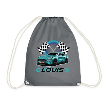 Louis Rennauto - Turnbeutel - Grau - Vorne