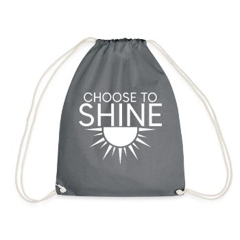 Choisissez de briller 3 - Sac de sport léger - gris - Devant