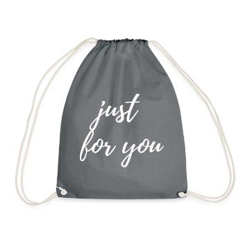 just for you - Sac de sport léger - gris - Devant