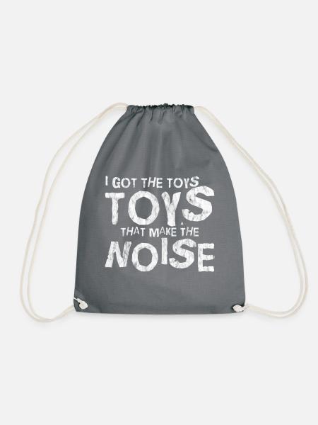I Got The Toys That Make The Noise 3 - Turnbeutel - Grau