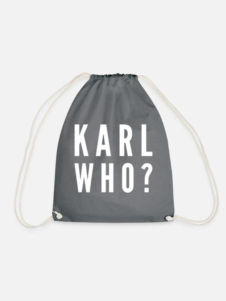 Karl who? - Turnbeutel - Grau