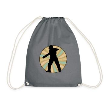 Équipe de cricket Équipe de cricket Équipe de cricket - Sac de sport léger - gris - Devant