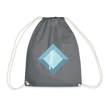 Bow Bow Archery - Drawstring Bag - grey - Front