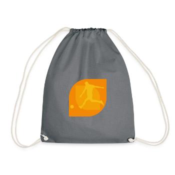 Futsal Futsal Team Ball Sports - Drawstring Bag - grey - Front