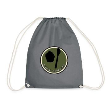 Cupcake Muffin Bake - Drawstring Bag - grey - Front