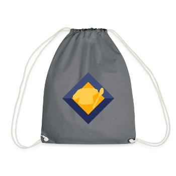 Baking Muffin Bake - Drawstring Bag - grey - Front