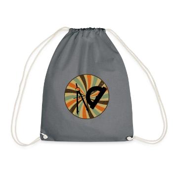 Architecture Design Engineer Civil Engineer - Drawstring Bag - grey - Front