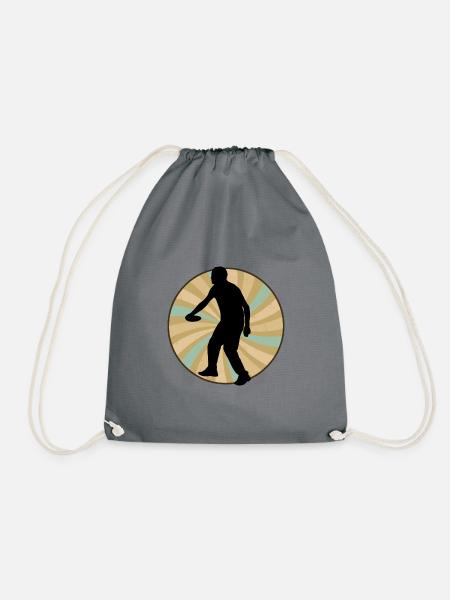 Frisbee Discgolf Frisbee - Turnbeutel - Grau