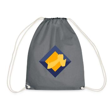 Arm Wrestling Strong Man Arm Wrestling - Drawstring Bag - grey - Front
