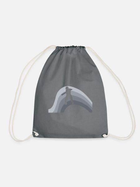 Pitcher Cricket Pitcher - Turnbeutel - Grau